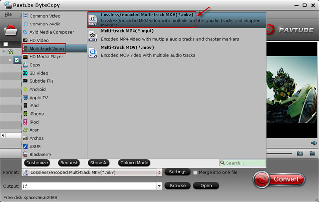 convert DVD to multi-track MKV