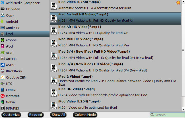 convert dvd to ipad air mp4