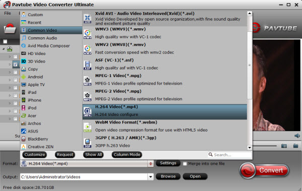 h265 codec pack