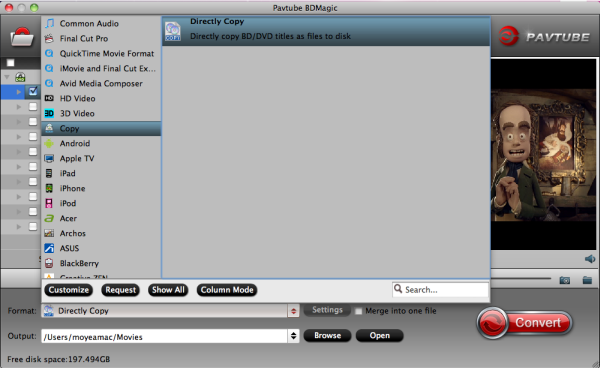 Directly copy Blu-ray to folder put on KDLINKS Media Player for watching