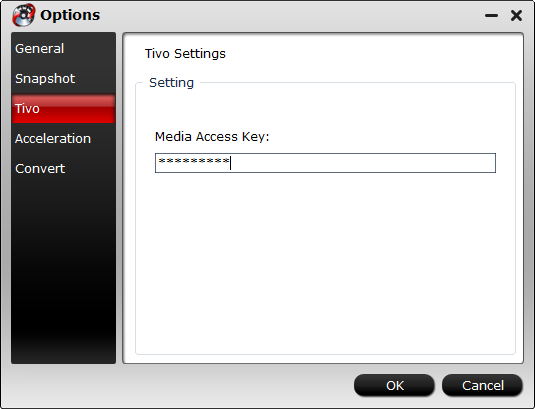 tivo access key