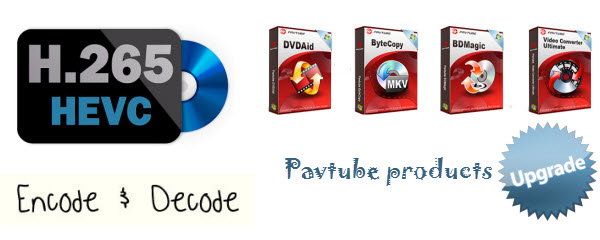 Pavtube Upgrade! Support H.265/HEVC Encode & Decode, XAVC and Latest Blu-ray Disc!