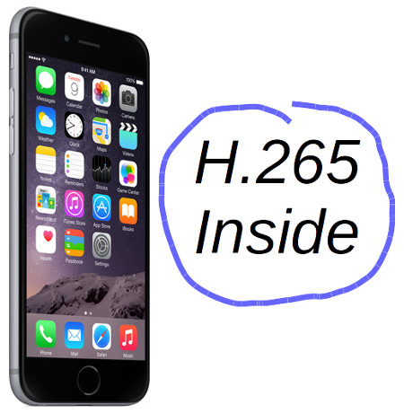 iPhone 6 specs include H.265 support for FaceTime