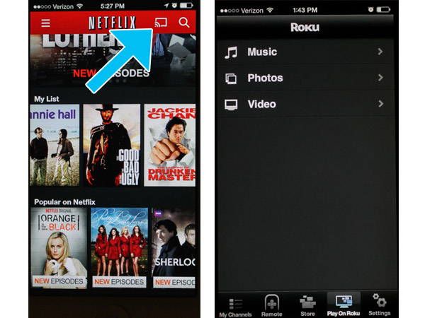 Control roku with your mobile devices