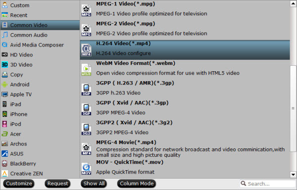 Roku 3 supported output format