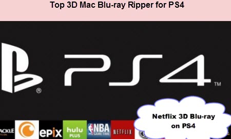 Watch Rental Netflix 3D Blu-ray to PS4 via Mac Yosemite